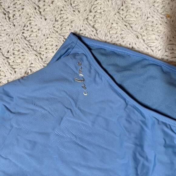 Johnny Was Calme Blue One-Piece Swimsuit with Crossback Straps – Women’s XL NWOT - Picture 3 of 7